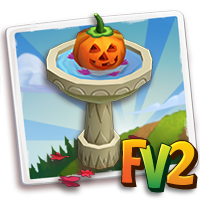 Trick or Tweet Birdbath