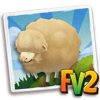 Sheep Merino, , Kalhu just raised a Merino Sheep to an adult!, Kalhu has finished feeding her Merino Sheep in FarmVille 2! Grab an extra baby bottle to feed your own baby animals!
